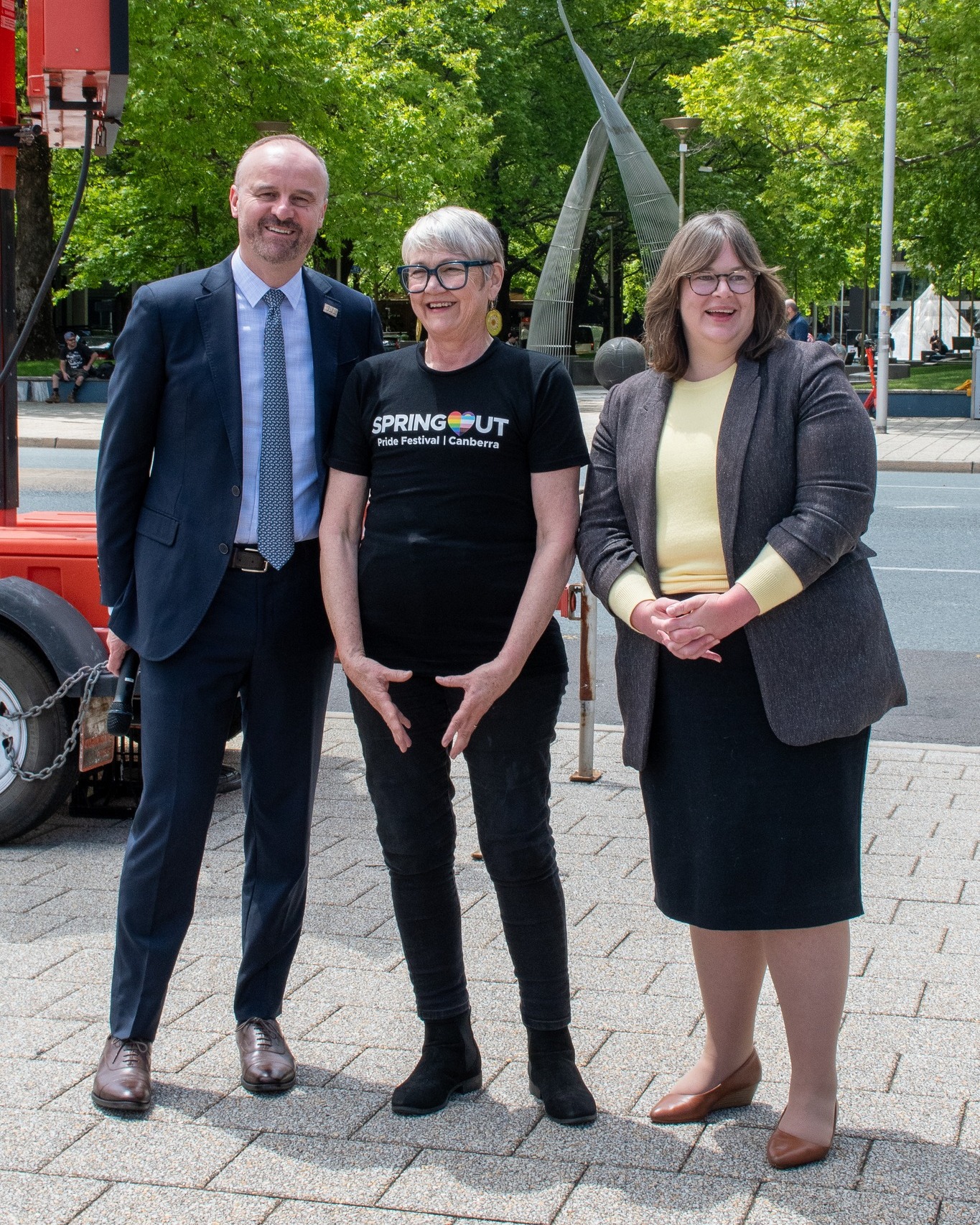 Flag-raising ceremony to celebrate the start of SpringOUT! Main Image